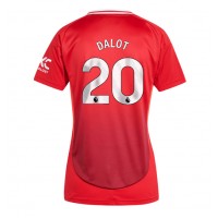 Dámy Fotbalový dres Manchester United Diogo Dalot #20 2024-25 Domácí Krátký Rukáv